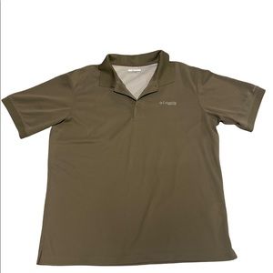 Columbia Men’s PFG Polo Omni Shade, XL, Sage